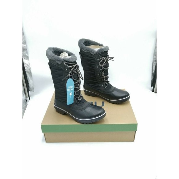 JBU by Jambu Chilly Water-Resistant Faux Fur Lined Tall Duck Boots Women's US 6 - Picture 1 of 11
